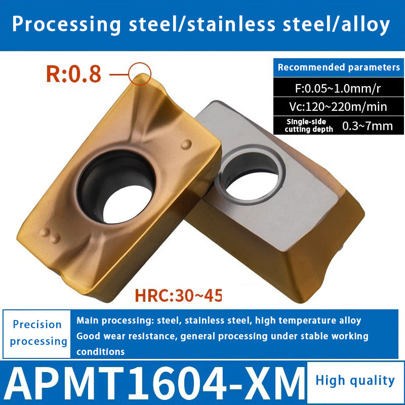 140-CNC milling blade APM T1135 stainless steel special alloy blade Shandong Denso Pricision Tools Co.,Ltd.